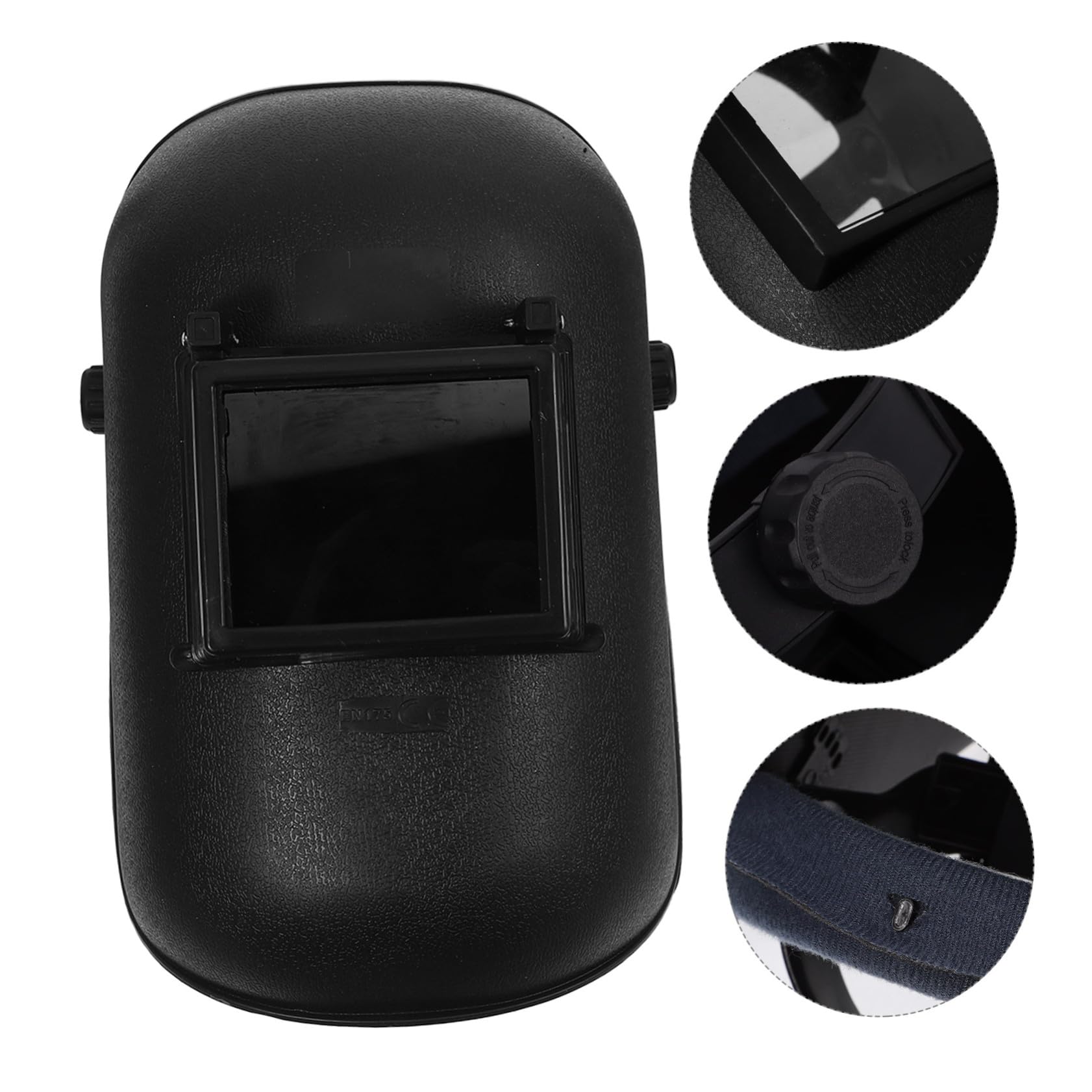 NOLITOY Automatisch Verdunkelnder Schweißhelm mit Großem Sichtfeld Verstellbarem Kunststoff schutzschild Leicht und Ergonomisch für Schweißarbeiter und Profis Beim Schweißen
