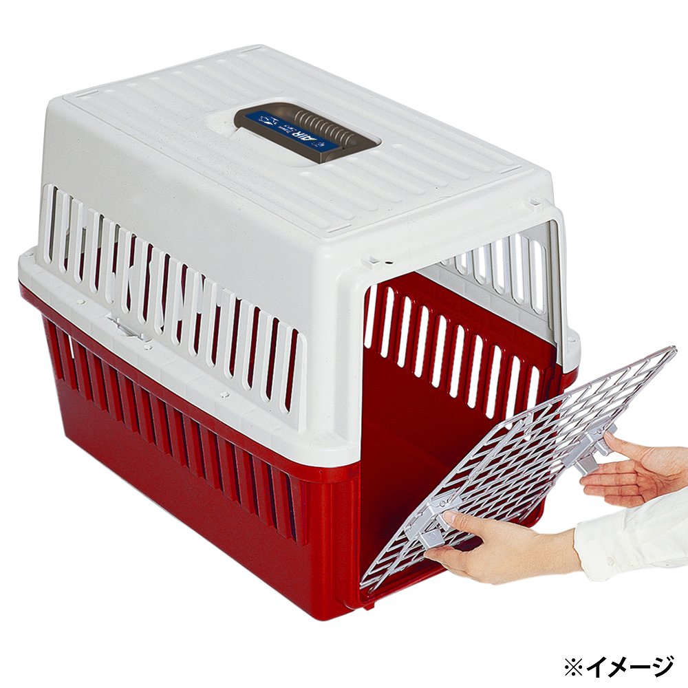 Amazon | アイリスオーヤマ エアトラベルキャリー ホワイト/レッド ATC