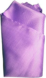 Lilac Herringbone Silk Handkerchief - Full-Sized 16