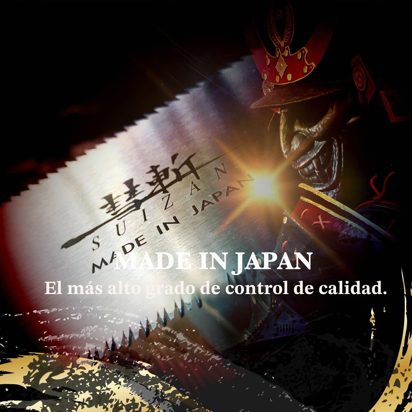 SUIZAN - Sierra japonesa de tracción manual de doble filo de 24,13 cm para carpintería