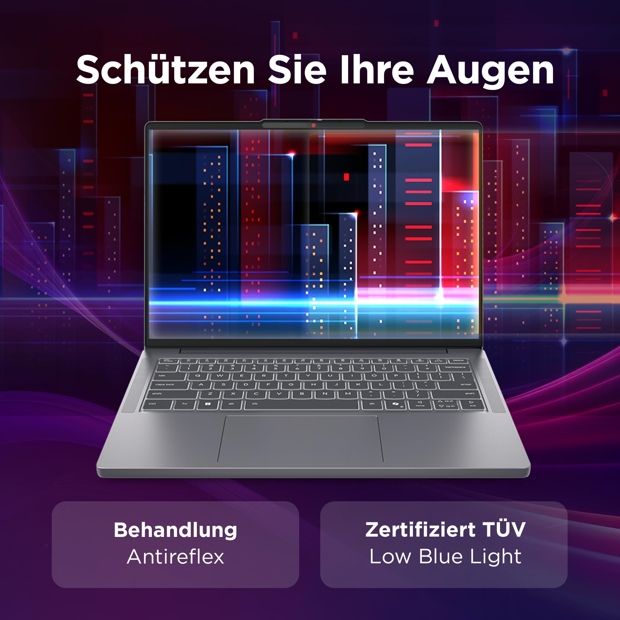 Lenovo IdeaPad Slim 3i Laptop 14" WUXGA Intel Core i5 13420H 16GB RAM 512GB SSD Win11 Luna Grau