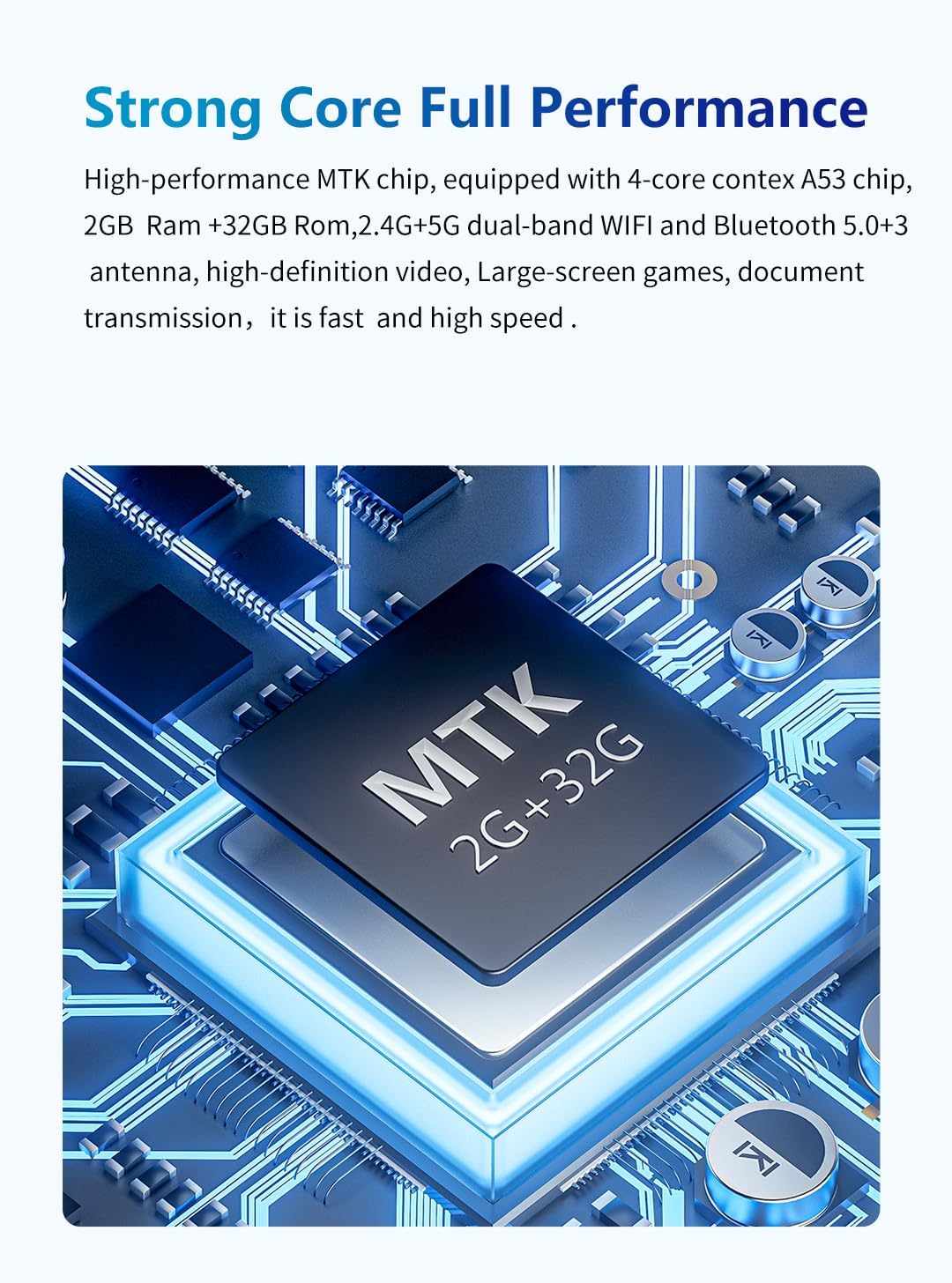 Diagram showing the MTK chip inside the Paihao C900 Mini Projector.