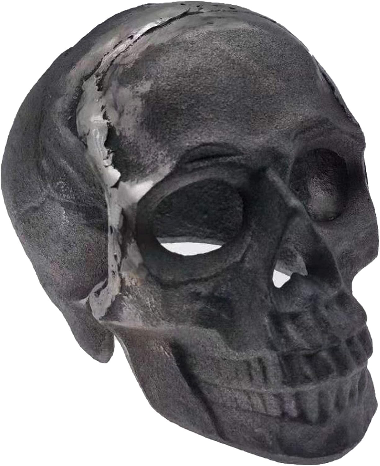 FYZTCOCPT（Fireproof）（Refractory） Imitated Human Skull Gas Log for Indoor or Outdoor Fireplaces, Fire Pits Halloween Decor Skull Charcoal
