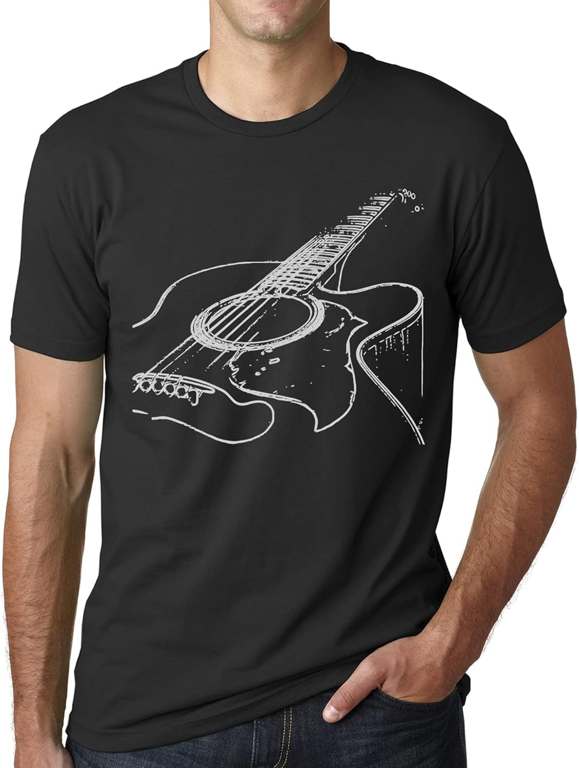 Guitar T Shirt Cool Musician Tee Music T-Shirt Artistic Tshirt - Image 2