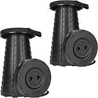 Vista 17 de Fishboy - Taburete plegable para adultos, ligero pero resistente, peso máximo de 1000 libras, portátil, retráctil, para actividades al aire libre