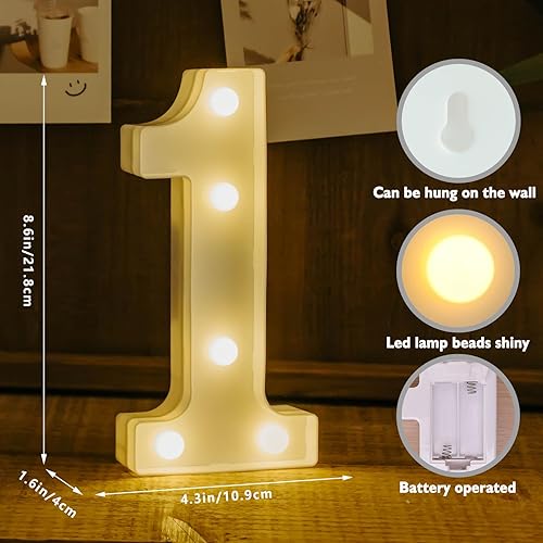 Miniatura 21 de Letras iluminadas, letras con luces LED de 26 alfabetos, letras iluminadas decorativas, letras de marquesina LED que funcionan con pilas para Luz