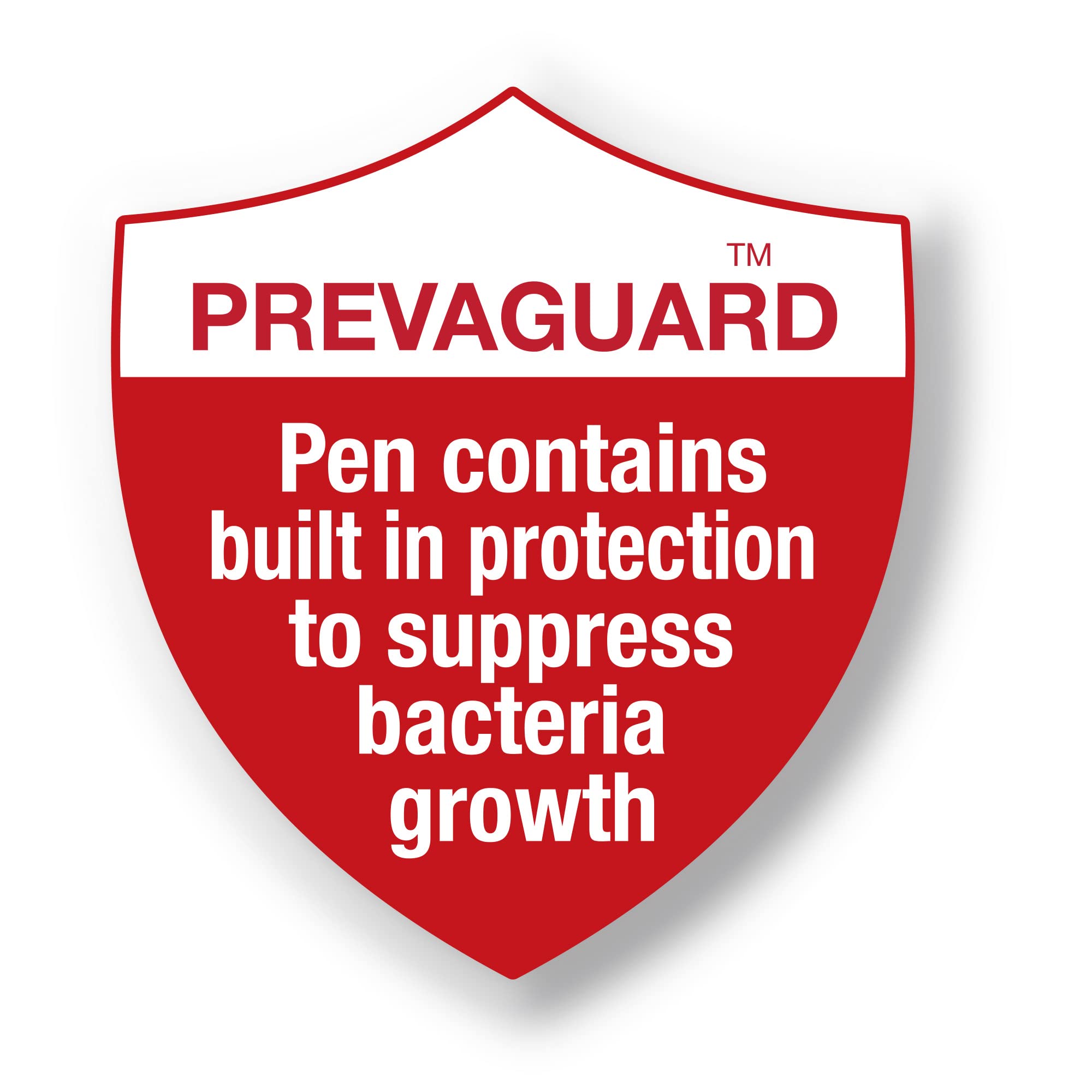BIC PrevaGuard Round Stic Ballpoint Pen With Built-in Protection To Suppress Bacteria Growth Medium Point 1 0 mm — view 5