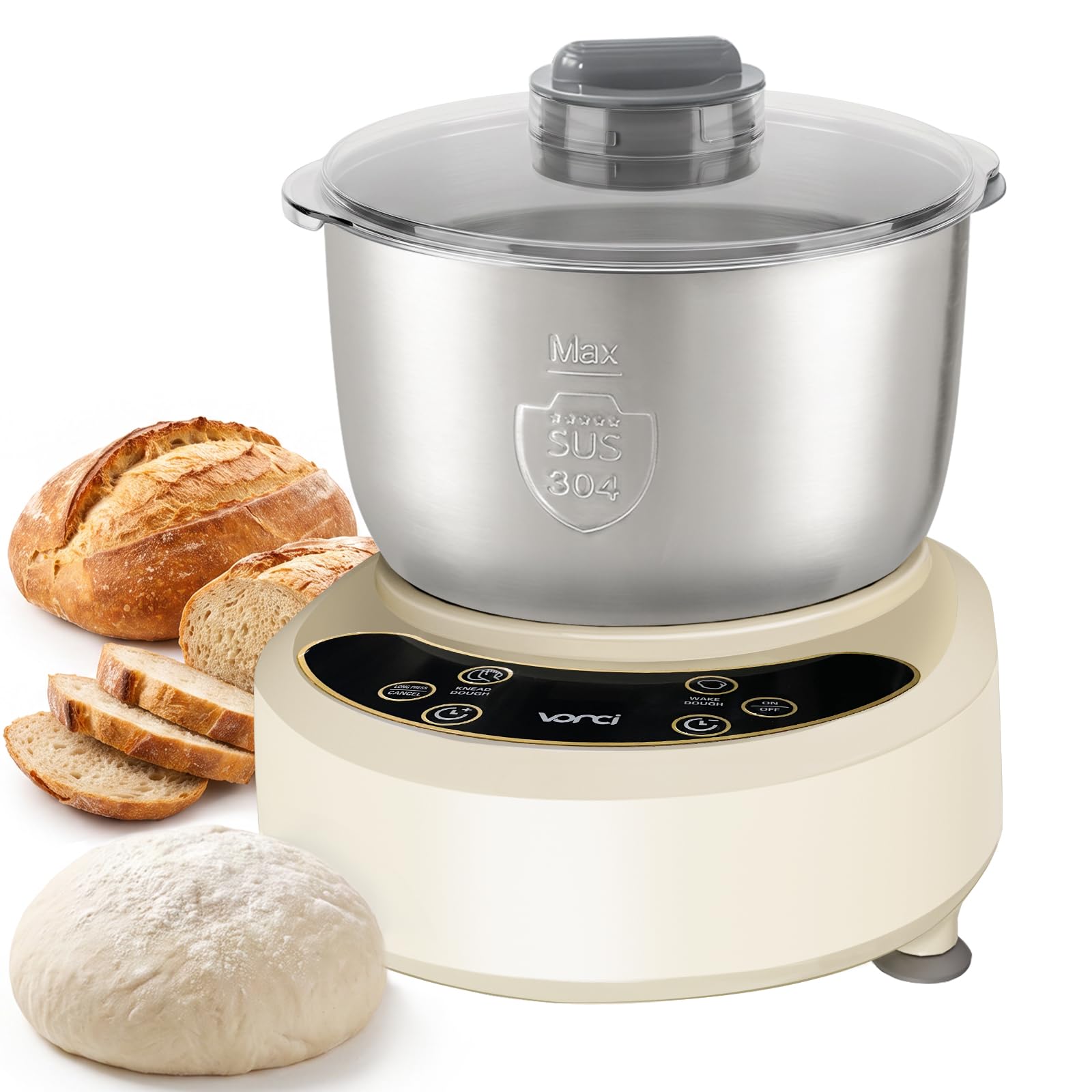Amazon.com: VONCI 7.3QT (7L) Electric Dough Maker With Ferment