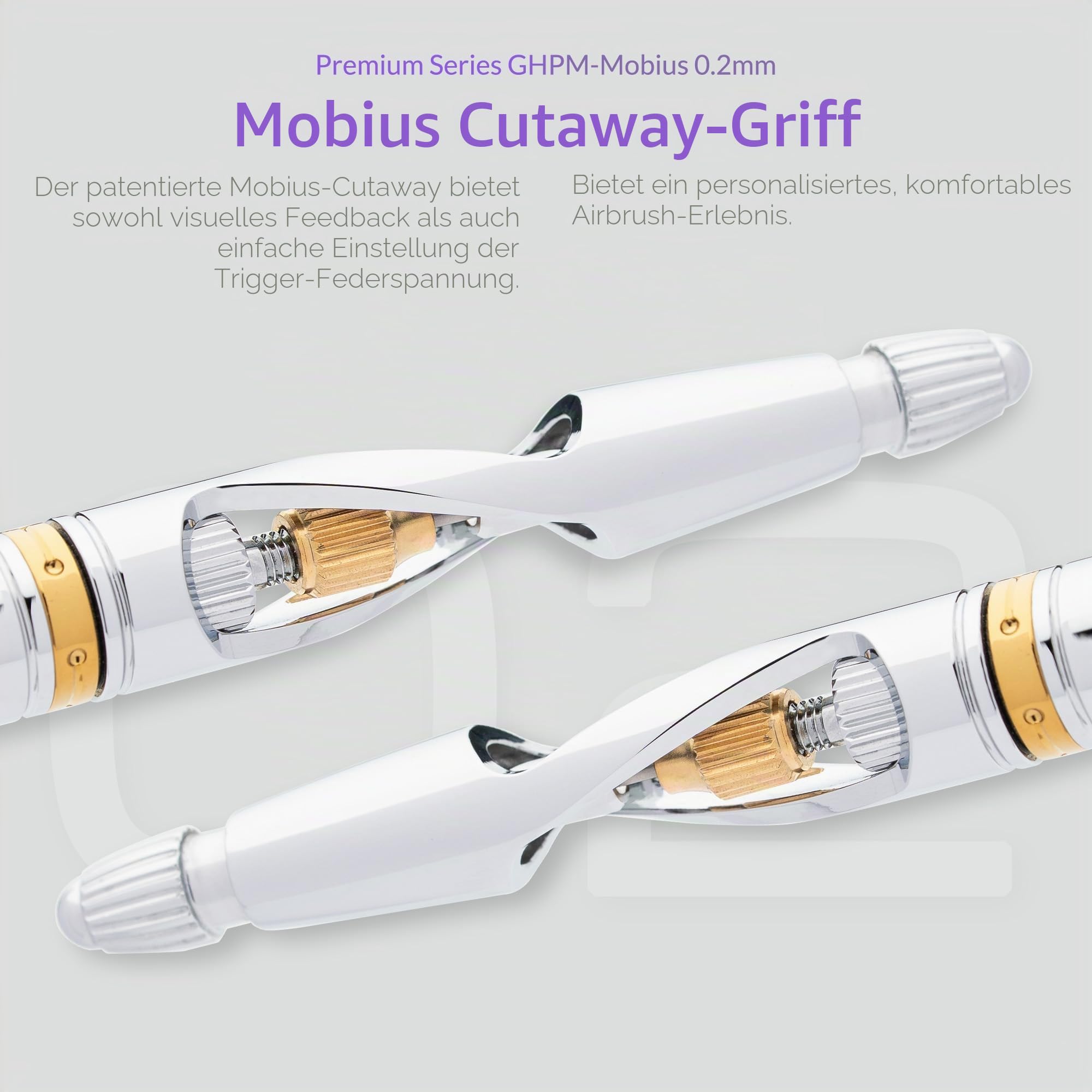Gaahleri Airbrush Premium Serie GHPM-Mobius 0,2mm