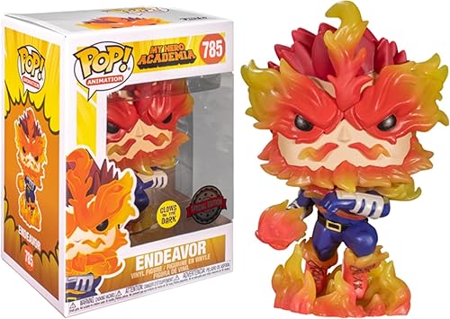 Funko Pop! Animación: My Hero Academia - Endeavor (brilla en la oscuridad), exclusivo de Amazon