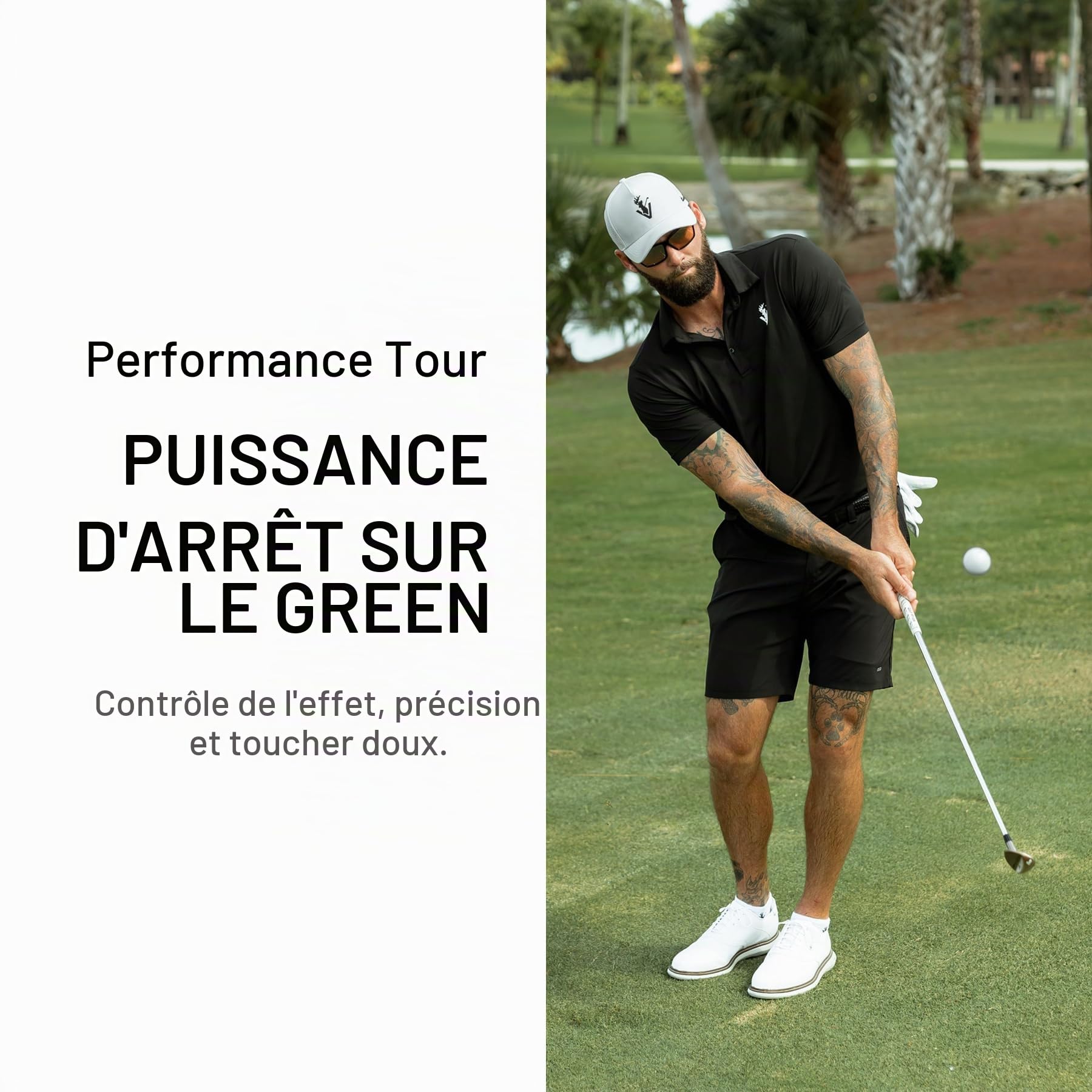 Trust Balles de Golf Bison V/X Power – pour Professionnels et Handicap Faible – Distance Maximale – Trajectoire Droite – Contrôle Ultime – Revêtement Uréthane – 12 ou 48 Balles