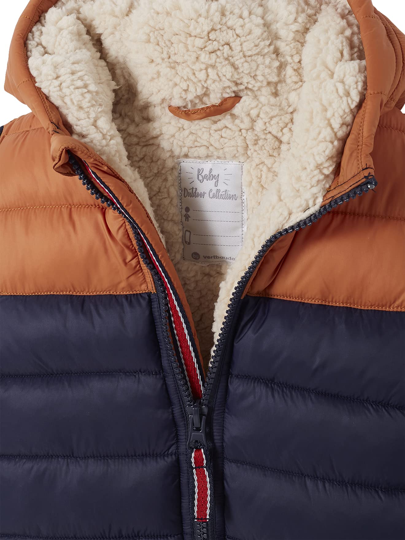 VERTBAUDET Combipilote bébé colorblock doublée et matelassée