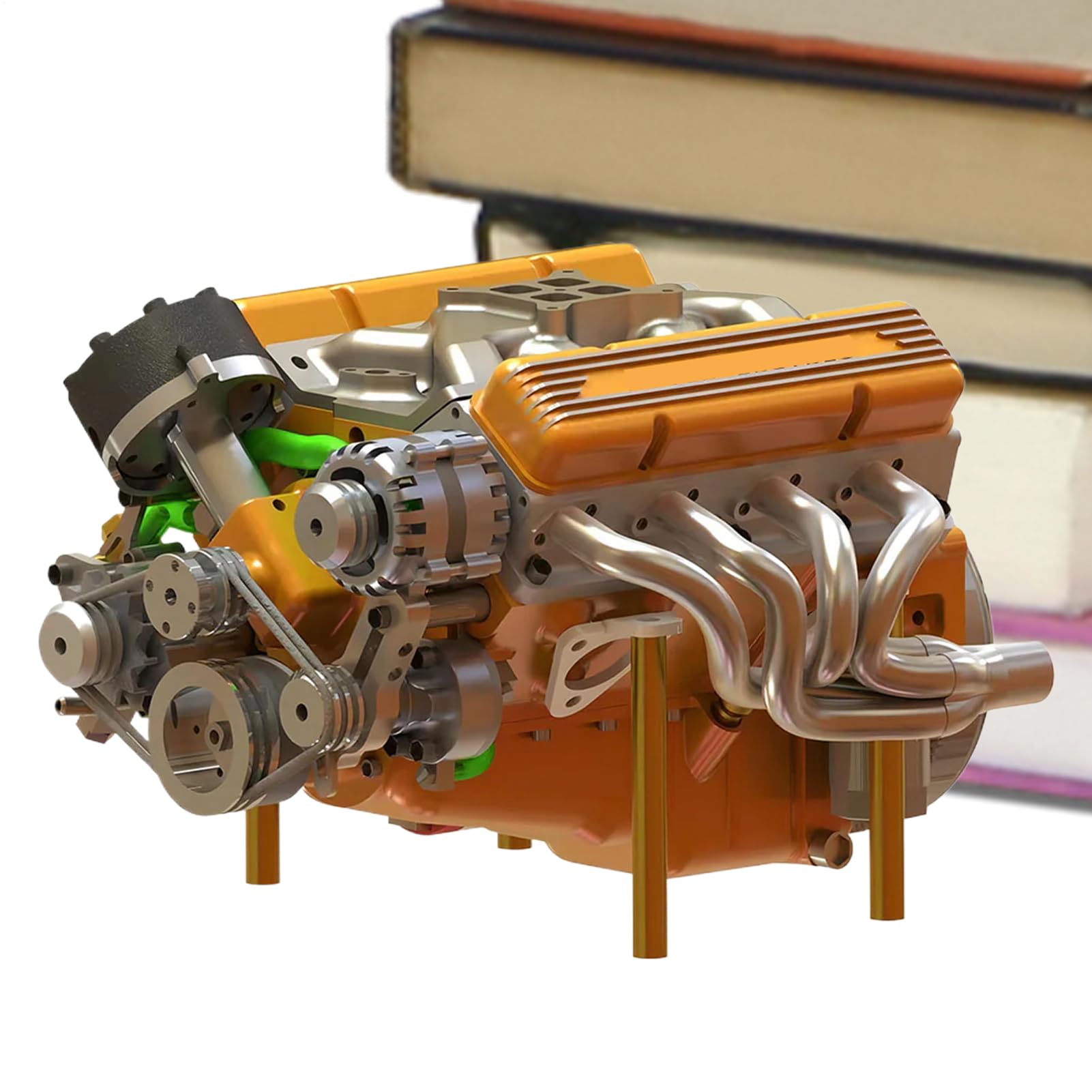 Modèle de moteur figurine décorative salon pour étagère contemporaine