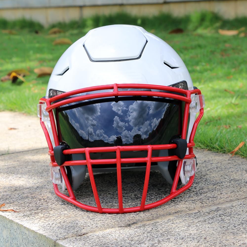 Football helmet visor Anti-Fog Scratch Resistant Used for riddell speed flex helmet - Football for Youth & Adult