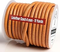 Vista 16 de Cordón de cuero para hacer joyas, cordón redondo de 2 mm, cuerda de 27 yardas utilizada para manualidades, cuerda para collar, trenzado - Negro