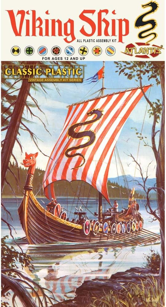 Atlantis Model Company AMC-6002 1/64 Viking Ship