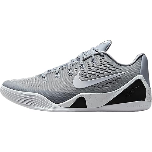 Nike Kobe IX Elite Low EM Protro Basketball Shoes (Wolf Grey/White/White)