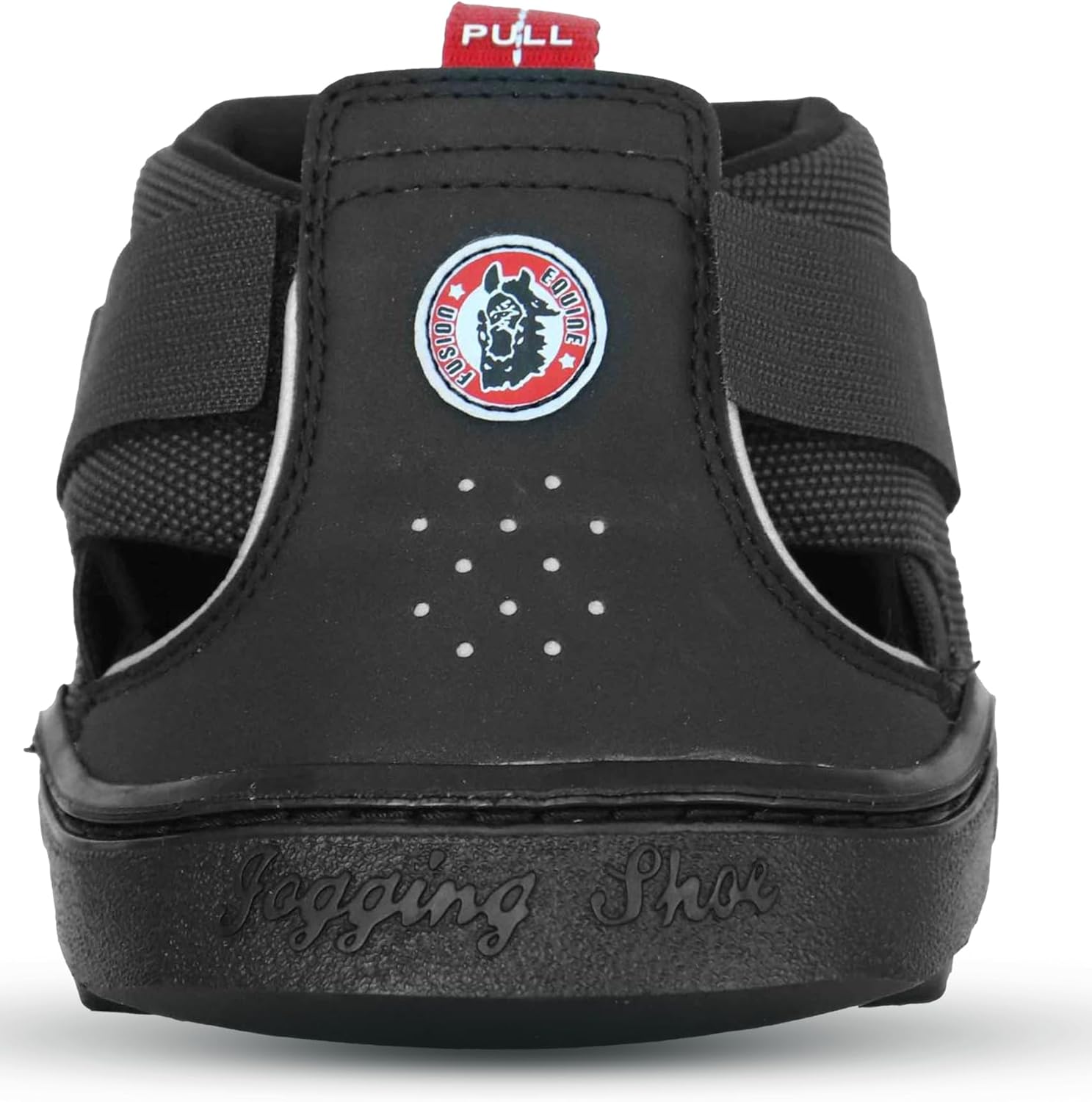 HORZE Equine Fusion Trekking Jogging Shoe Hoof Boot Single - Black - 14S