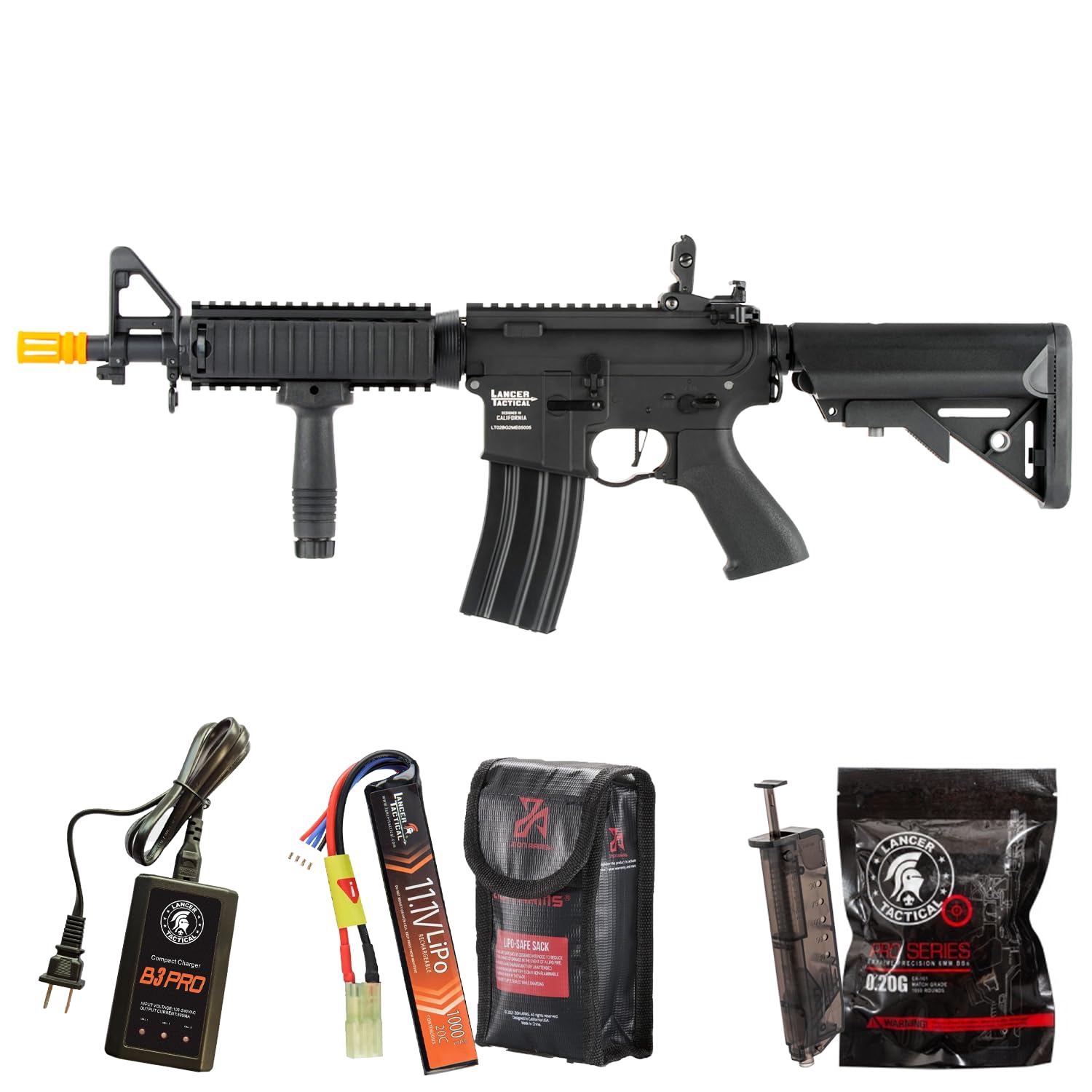 Amazon.com : Lancer Tactical Gen 2 Proline MK18 Full Metal M4