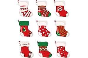 Whaline Christmas Mini Colorful Cut-Outs: Perfect Holiday Decorations for Cheerful Festivities