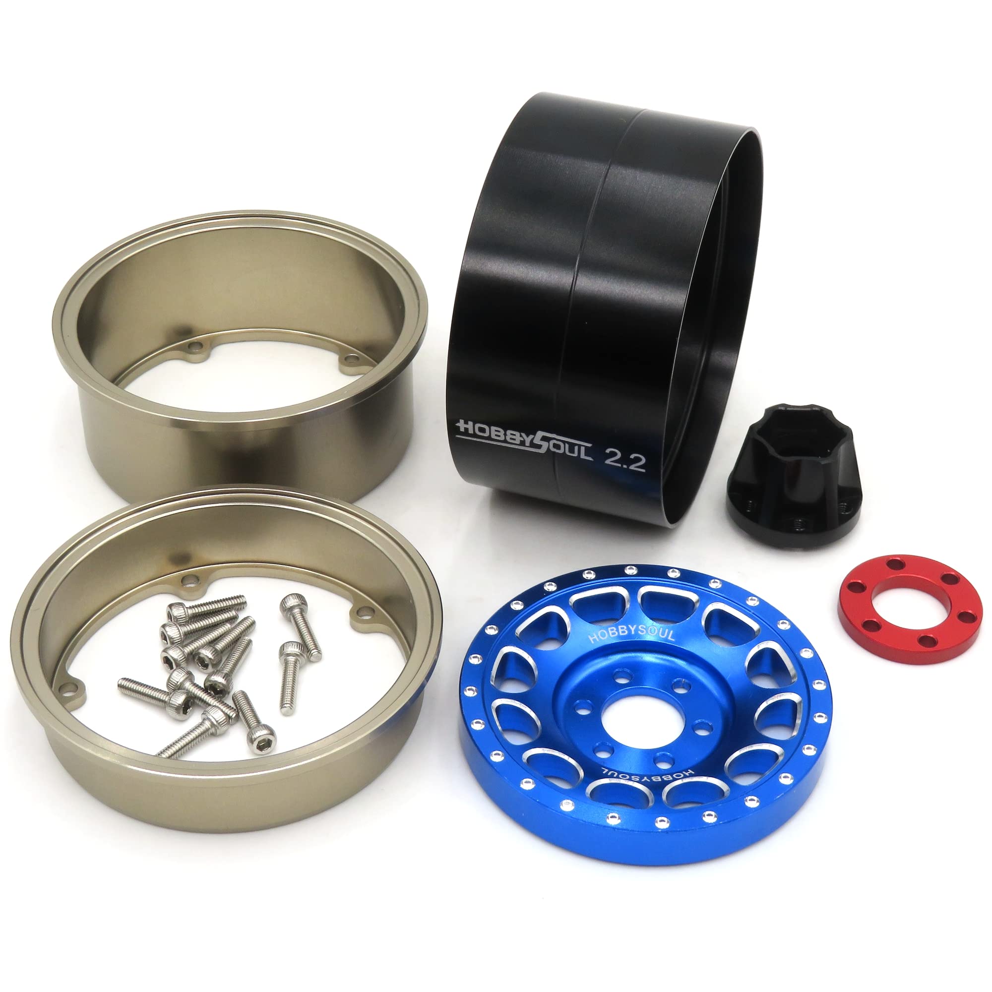 Amazon | HOBBYSOUL RC 調節可能 4オフセット 2.2 ビードロック