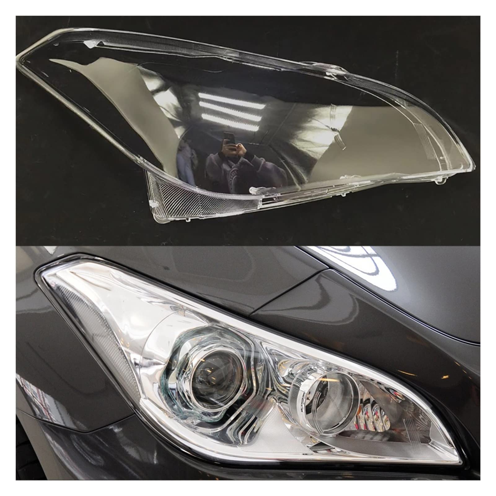【よりも】 JHDS Car Transparent Automotive Headlight Covers Shell Headlight