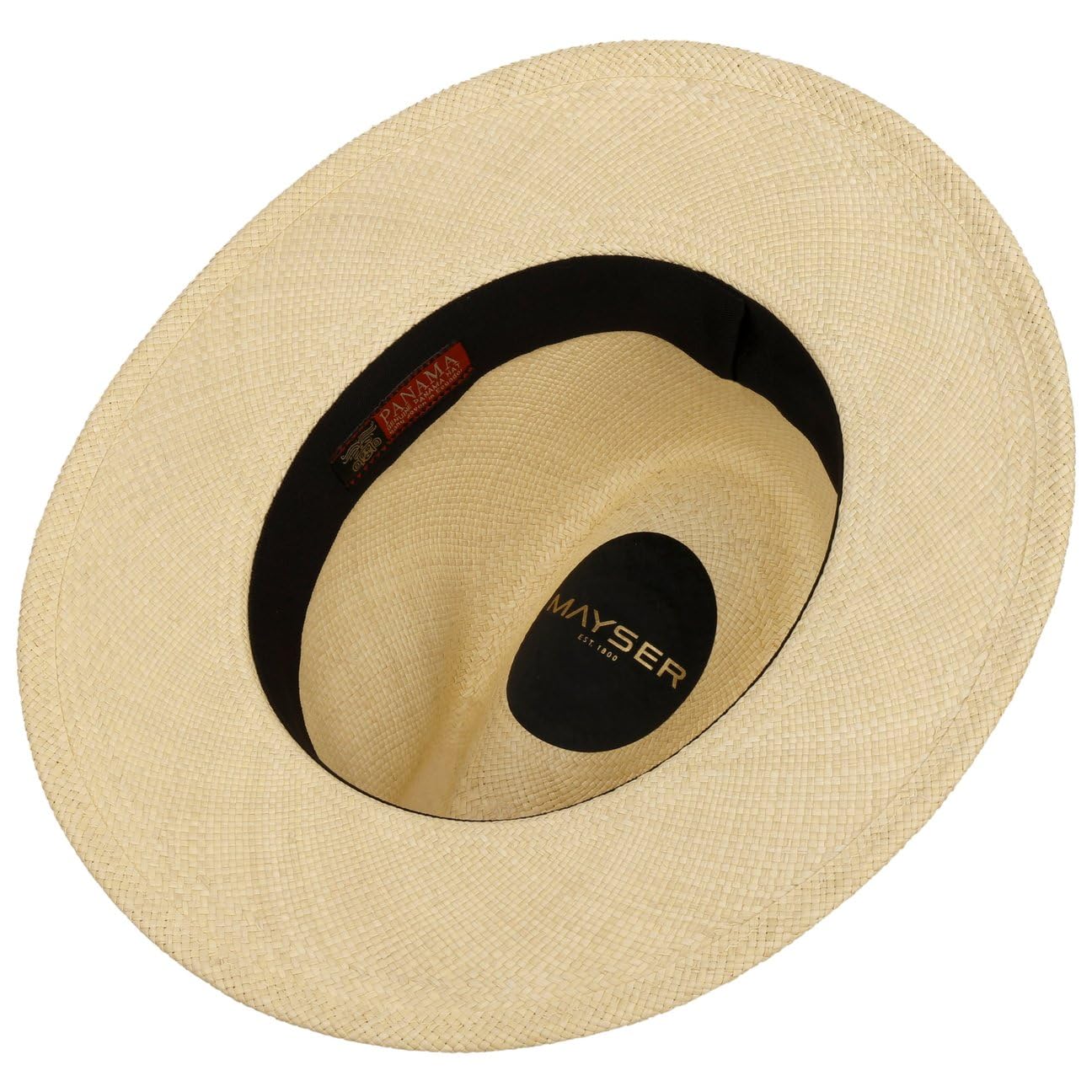 Mayser Menton Sombrero Panama Fedora Hecho en UE Hombre Primavera Verano