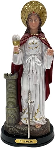 Miniatura 4 de >Estatua de Santa Bárbara Estatua de Santa Bárbara Estatua Sagrada Escultura (12 pulgadas)