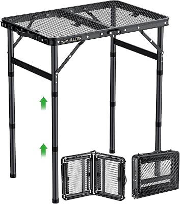 Petite Table De Camping Pliante Table De Camping Pliante 3 Hauteurs Ajustables - Portable En Aluminium Et MDF - Pour Intérieur/Extérieur Table Pliante Interieur Petite Table De Camping Pliante Table De Camping Pliante 3 Hauteurs Ajustables - Portable En Aluminium Et MDF - Pour Intérieur/Extérieur Table Pliante Interieur