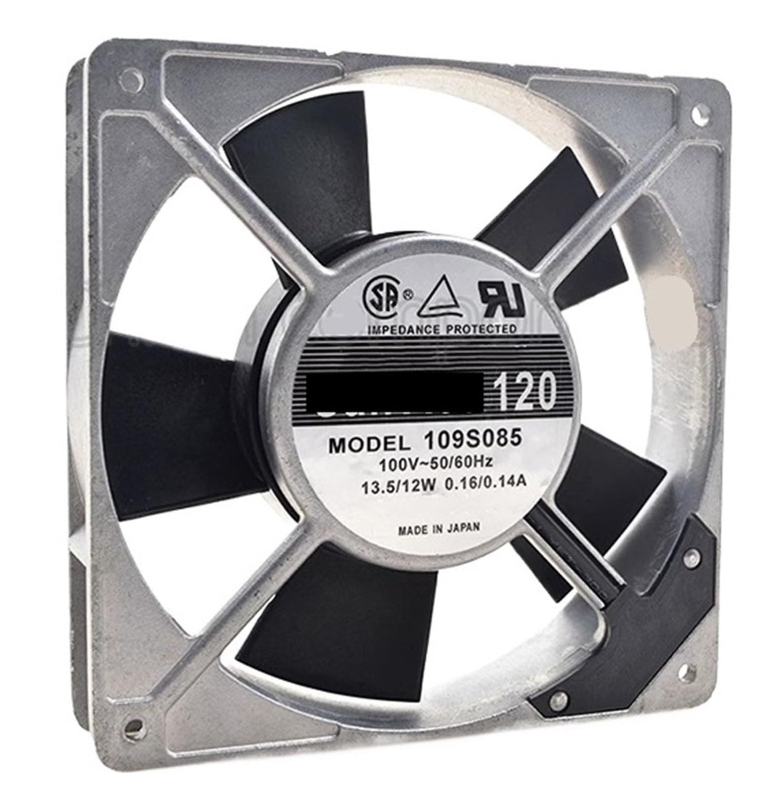 LZIKKGKI AC fan 109S085 100V~50/60Hz 13.5/12W 0.16/0.14A