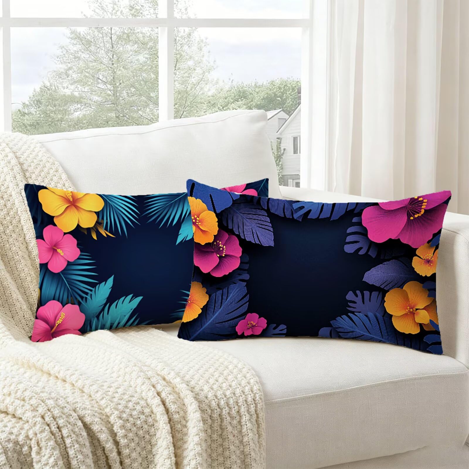 Taie oreiller 60x80cm lot de 2 velour pour transformer votre salon en un havre de douceur