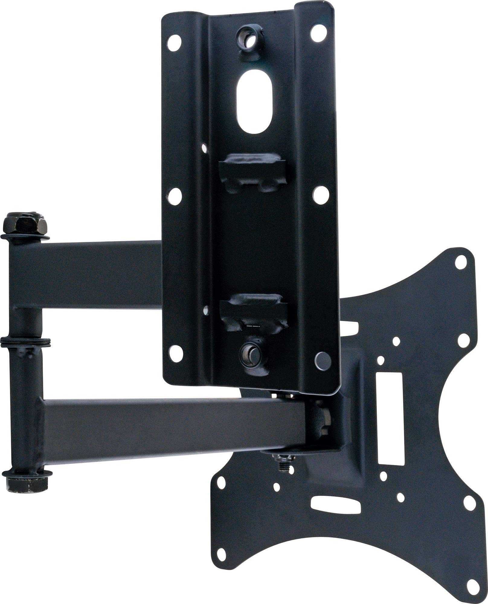 SCHWAIGER LWH050 011 uchwyt ścienny do telewizorów płaskich 58-107 cm (23-42 cali), uchwyt do LED 4K OLED, ramię obrotowe z 3 przegubami, maks. obciążenie 30 kg, czarny