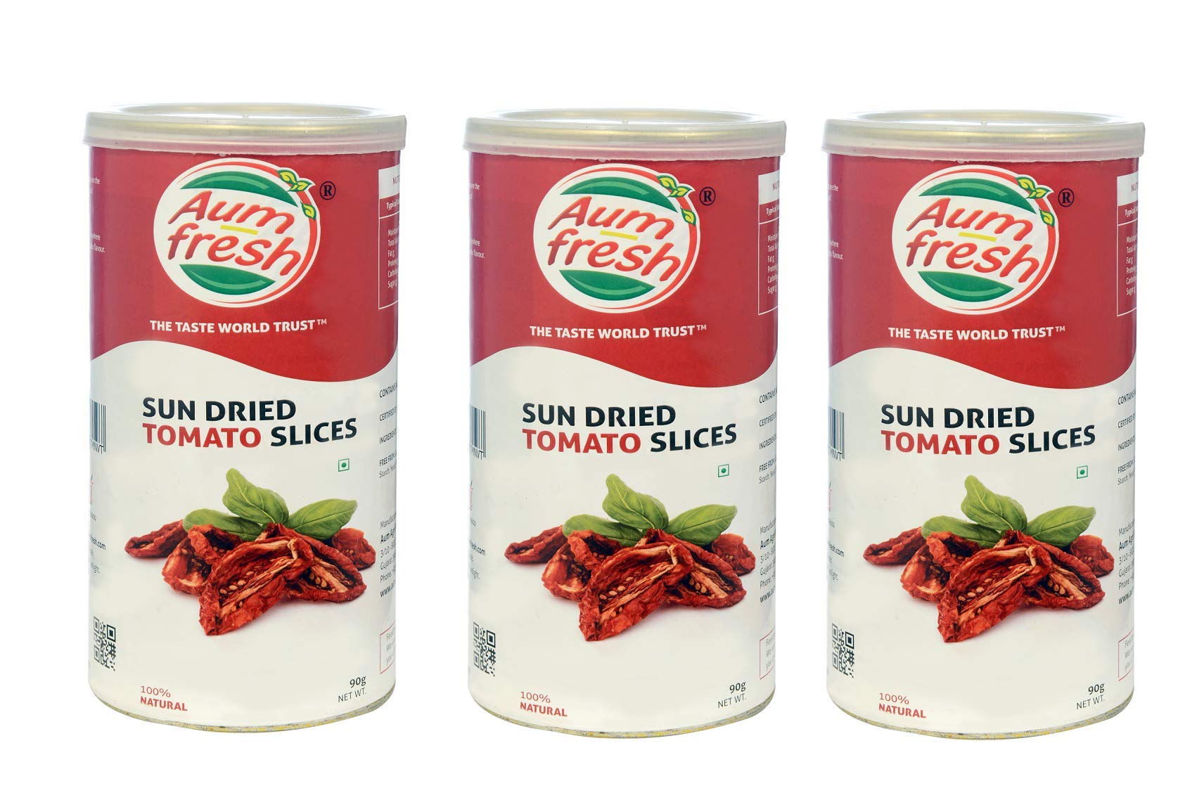 Aum Fresh Sun Dried Tomato Slices, 270g Pack of 3 Combo | No Added Preservatives, Ready to Use Sun Dry Tomatoes-image-25