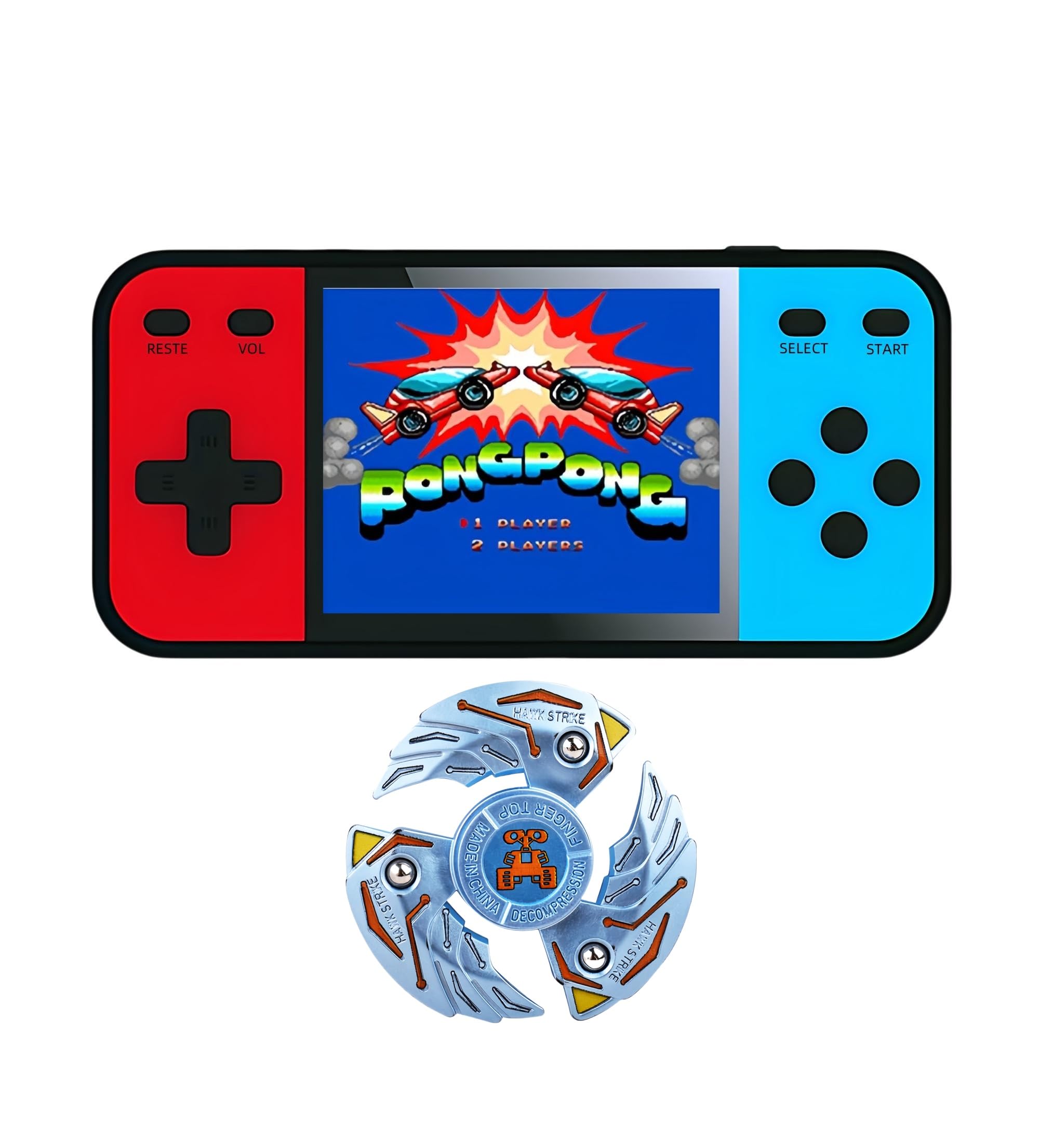 LZYCH 3.0" Screen Color Retro Game Console Built-in 240 Video Games Student Pocket Handheld Electronic Game Kids Portable Puzzle Toy/Children's Birthday Travel Leisure Companion