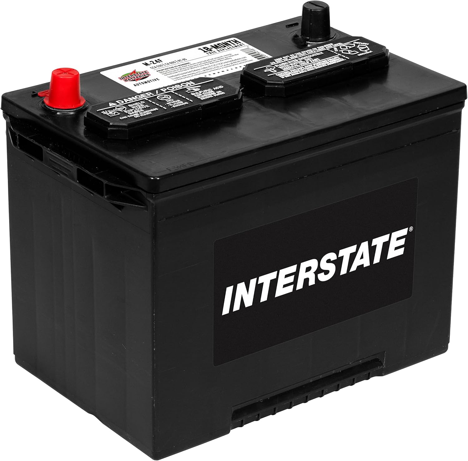 Interstate Batteries Group 24F Car Battery Replacement (M-24F) 12V, 530 CCA, 18 Month Warranty, Replacement Automotive Battery for Cars and Trucks