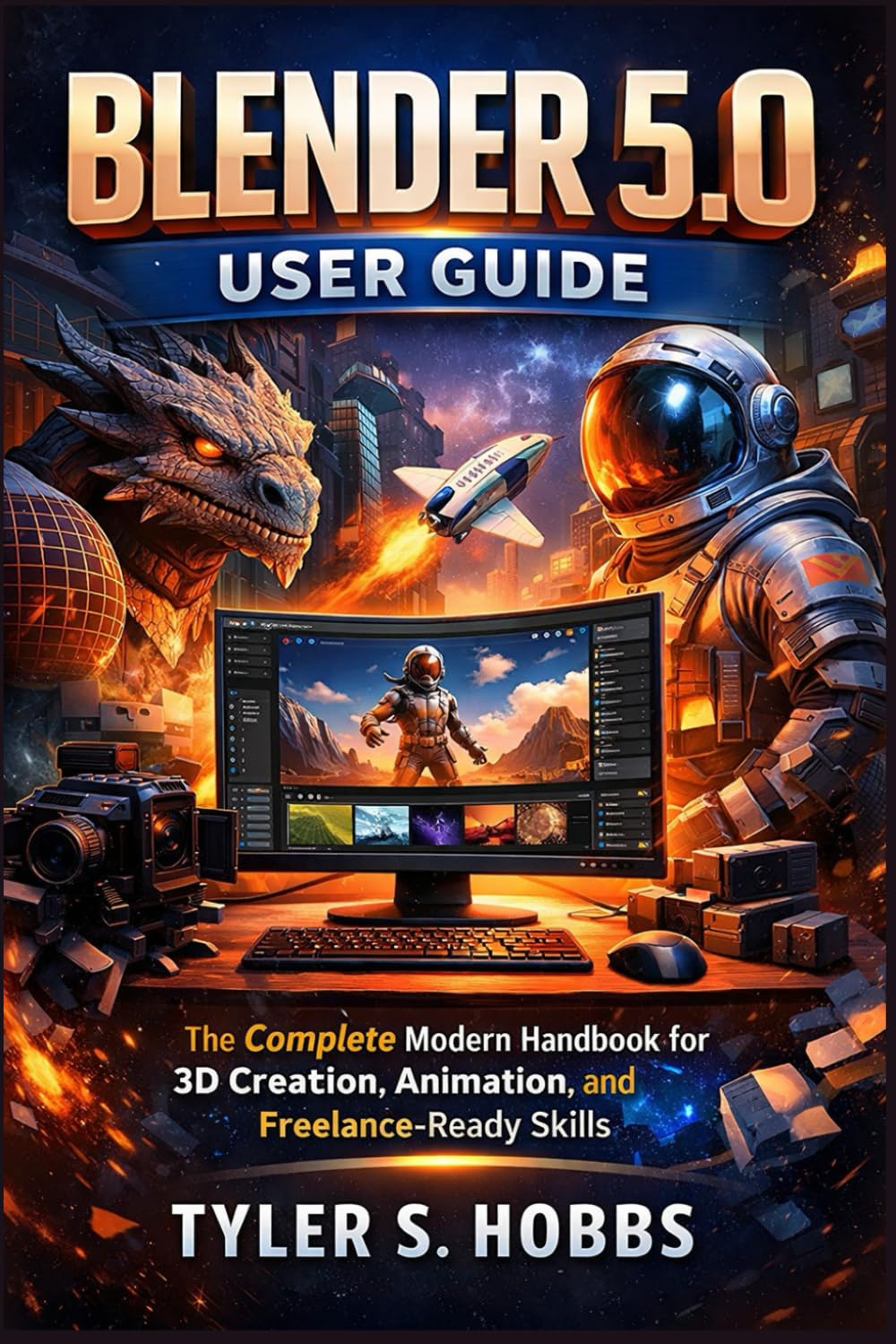 BLENDER 5.0 USER GUIDE: The Complete Modern Handbook for 3D Creation, Animation, and Freelance-Ready Skills