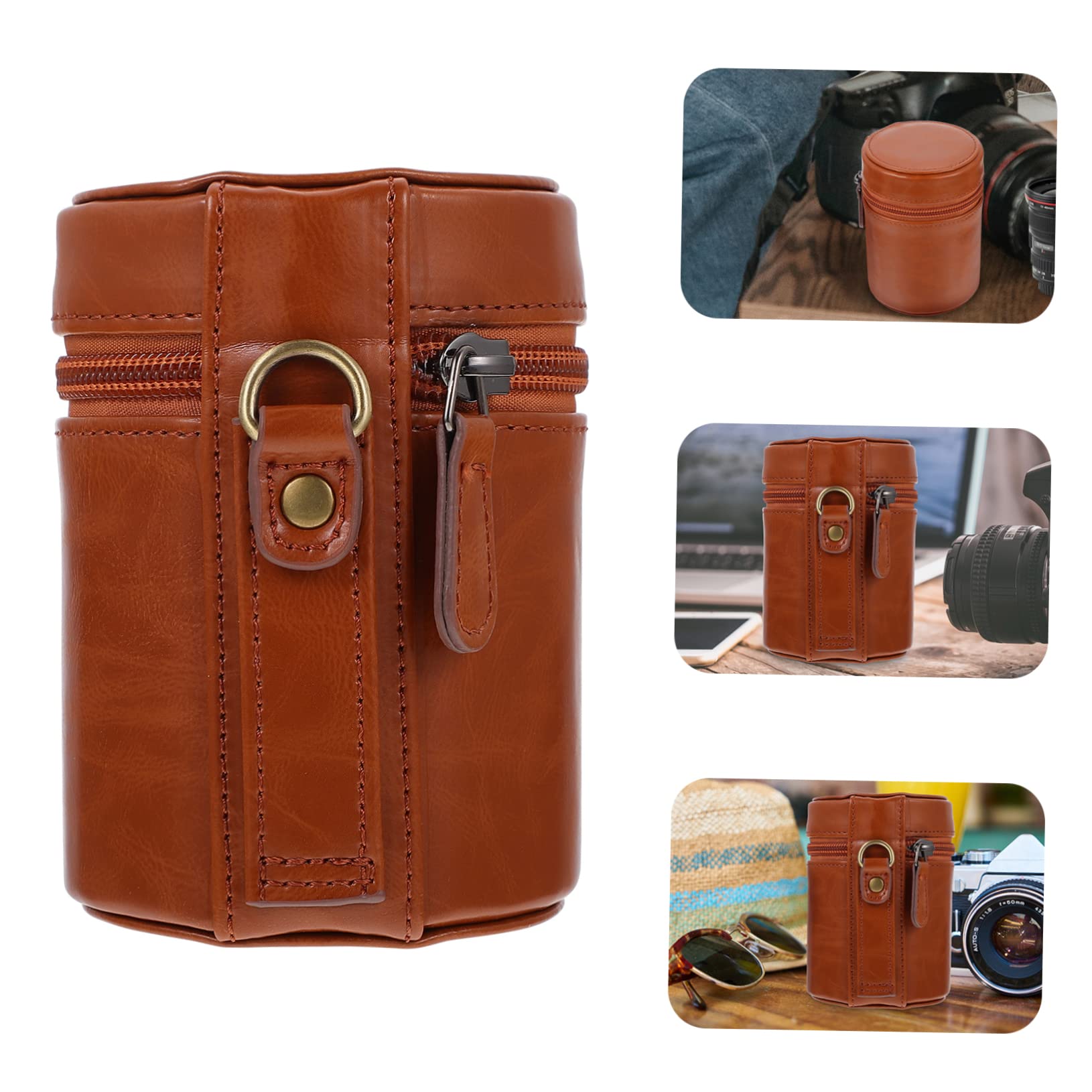 ABOOFAN Bolsa Resistente para Lentes De Cámara 3 Unidades para Hombre Funda Protectora para Accesorios De Cámara