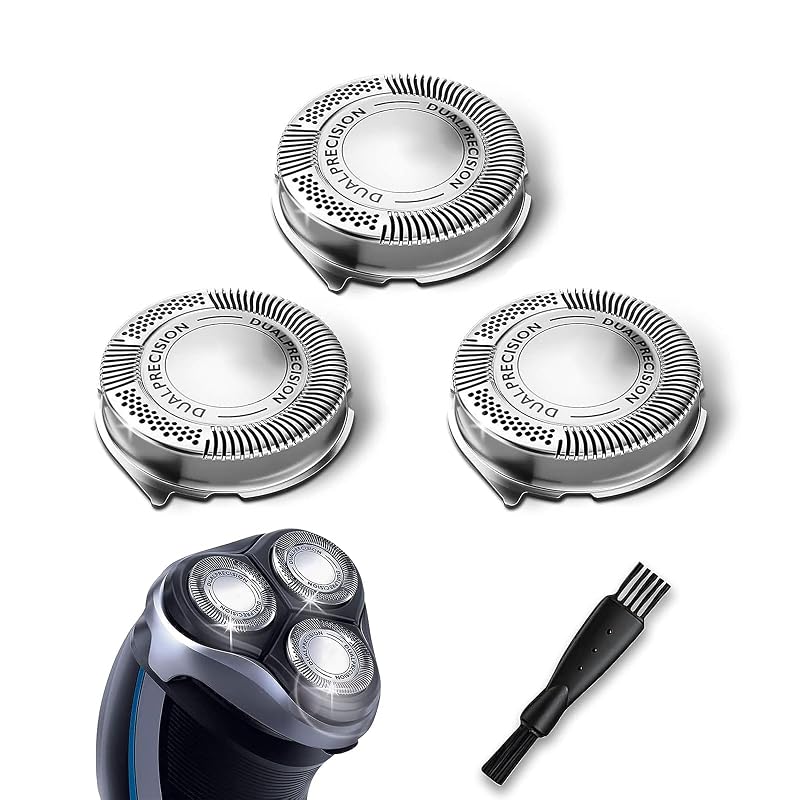 Cabeças de reposição HQ8 Ruixin para barbeadores Philips Norelco Aquatec, compatíveis com AT810 e AT880, 3 unidades