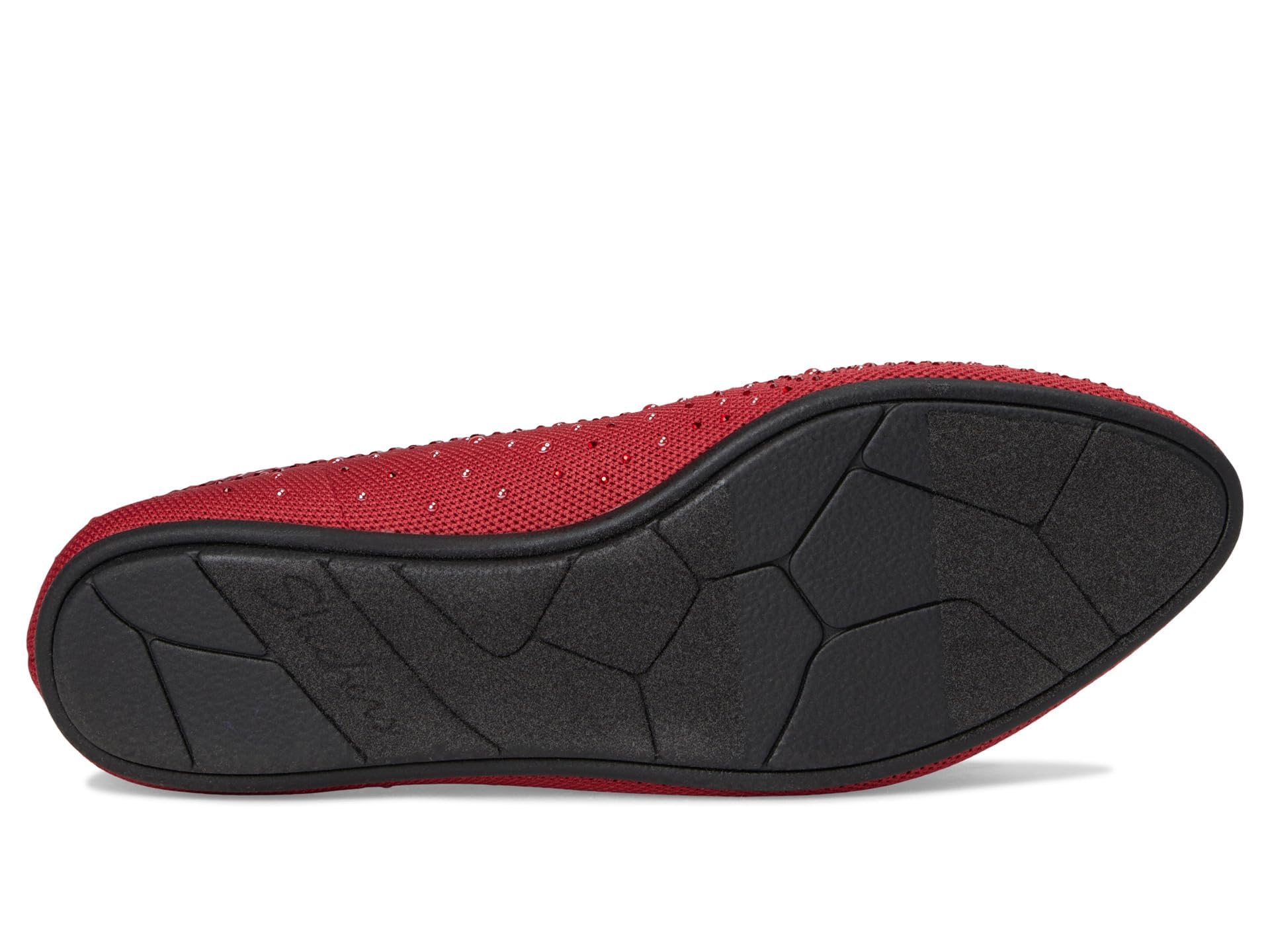 Skechers Modern Comfort Women's Cleo 2.0-Mesmerizing Nights baleriny damskie, Czerwona wycieczka jednokolorowa Getaway Solids, 37.5 EU