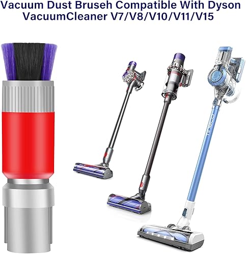 Miniatura 5 de Accesorio para cepillo de polvo sin arañazos, cepillo de polvo suave autolimpiante, compatible con aspiradoras Dyson Outsize V7 V8 V10 V11 V15.