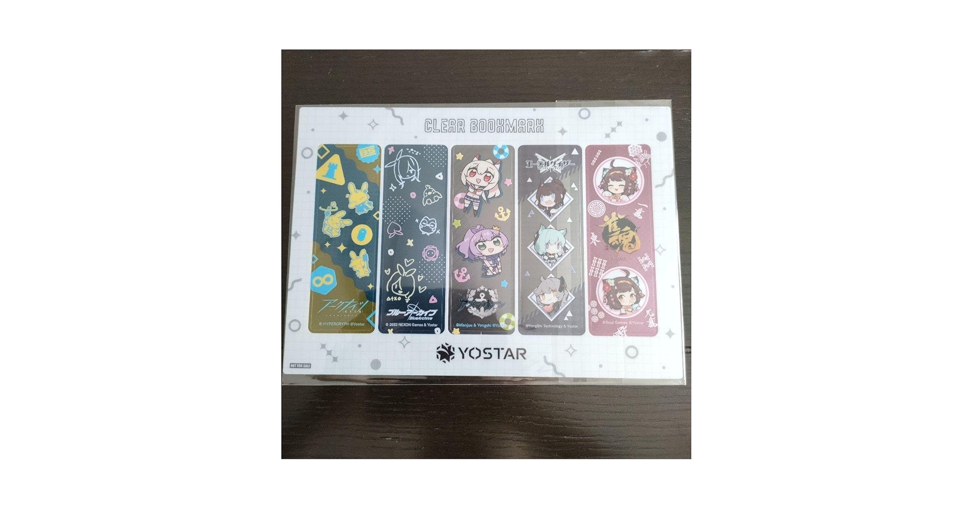 Amazon | YOSTAR ブルアカ クリアブックマーク 栞 コミケ