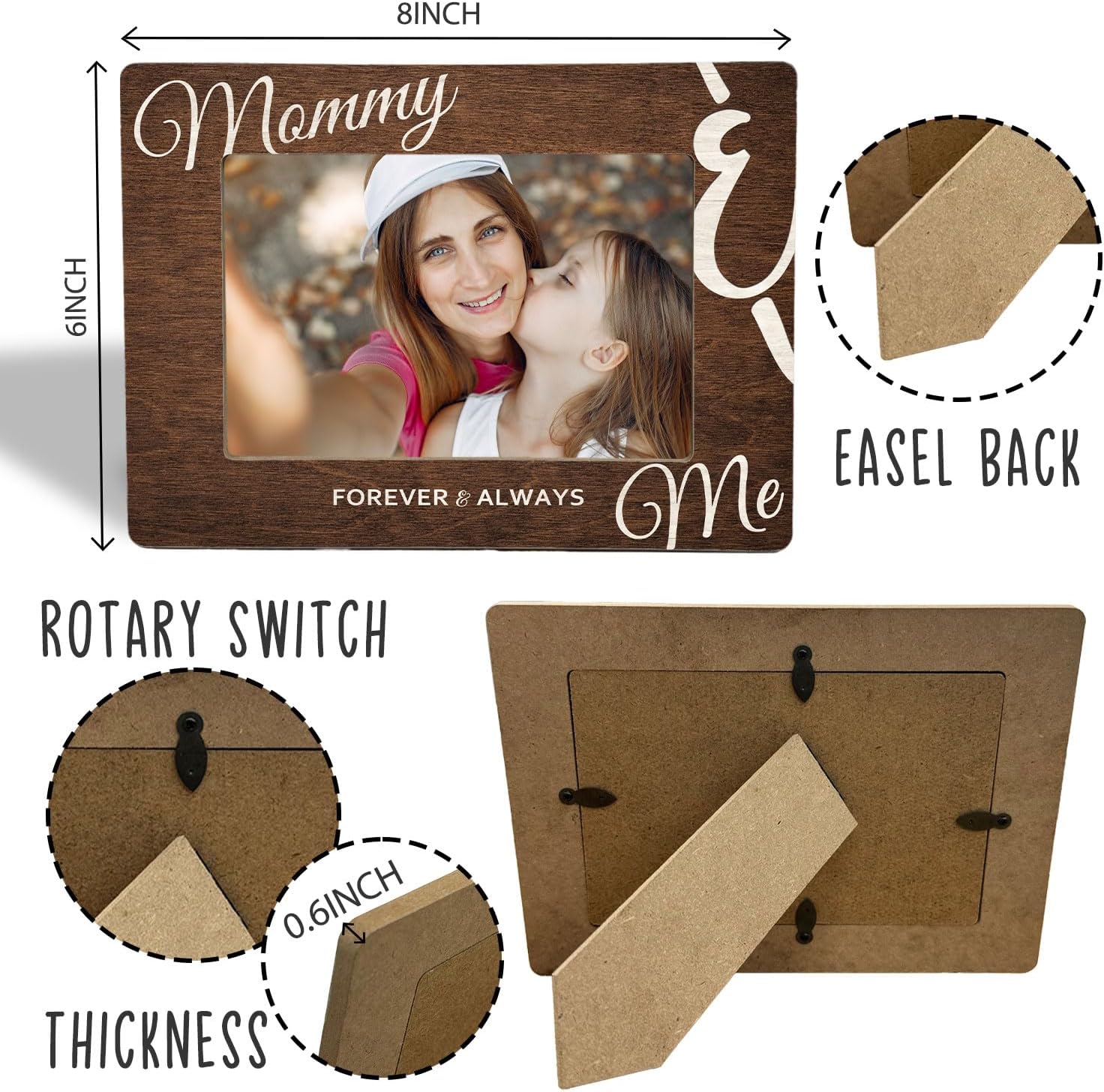 Mommy Gifts Picture Frame - Mother Gift Photo Frame 4x6, Gifts for New Mom Mommy-01