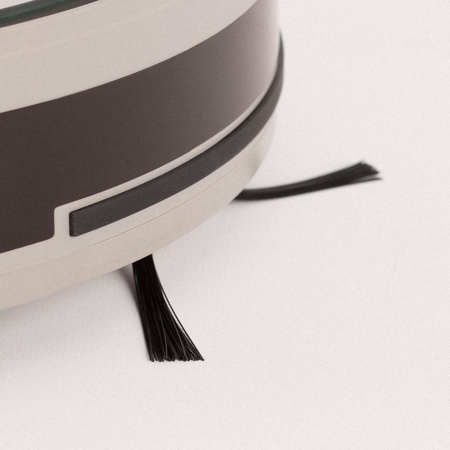 Close-up of robot side brush