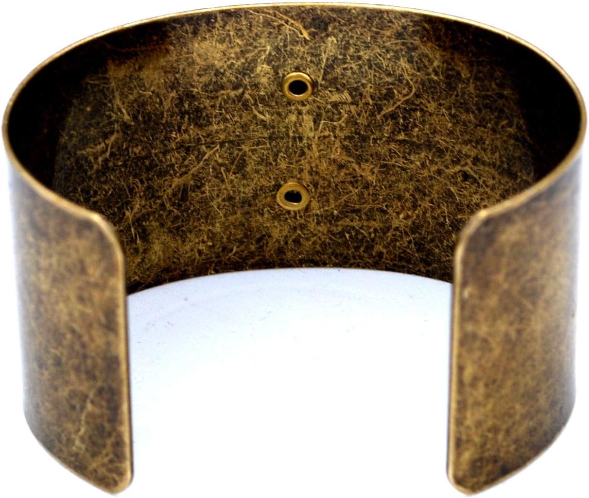 1928~1968 Irish Ireland 3 Pence Coin Solid Brass Antique Finish Cuff Bracelet - Lucky Rabbit Hare
