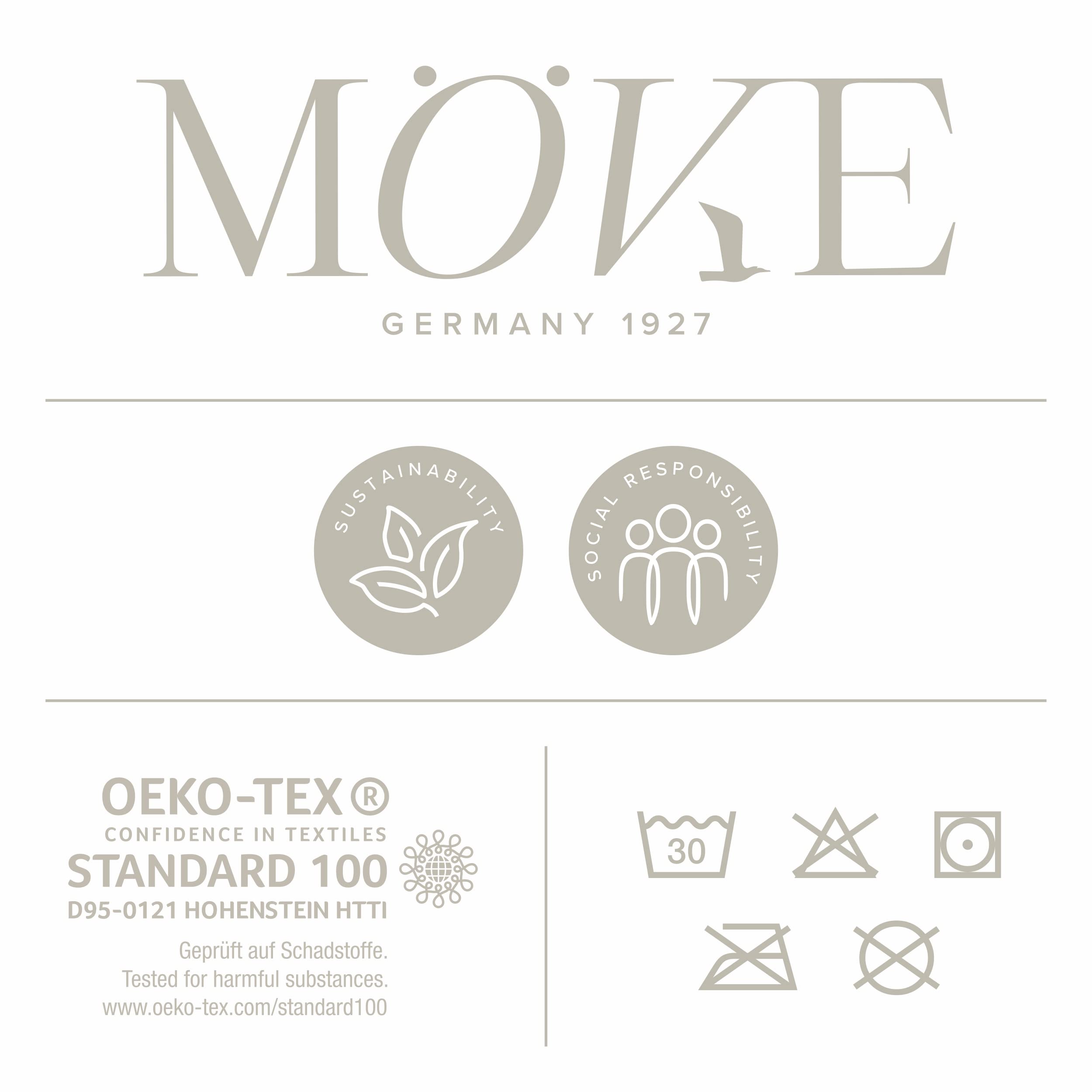 möve Loft getuftete Badematte 60 x 100 cm aus 100% Baumwolle, arctic