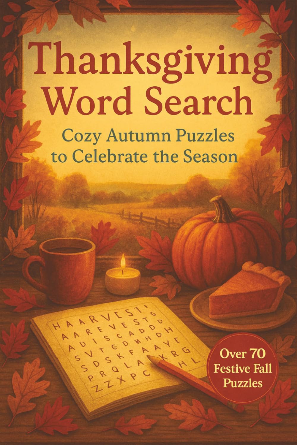 Thanksgiving Word Search: A Puzzle Book about Feasts, Family, Gratitude and More