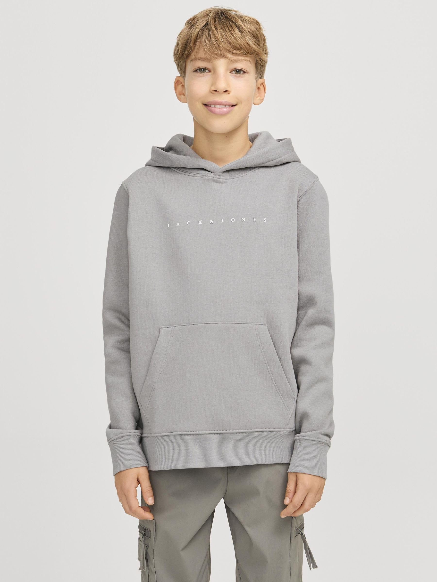 JACK & JONES Bluza z kapturem Chłopcy Jjestar Jj Sweat Hood Noos Jnr