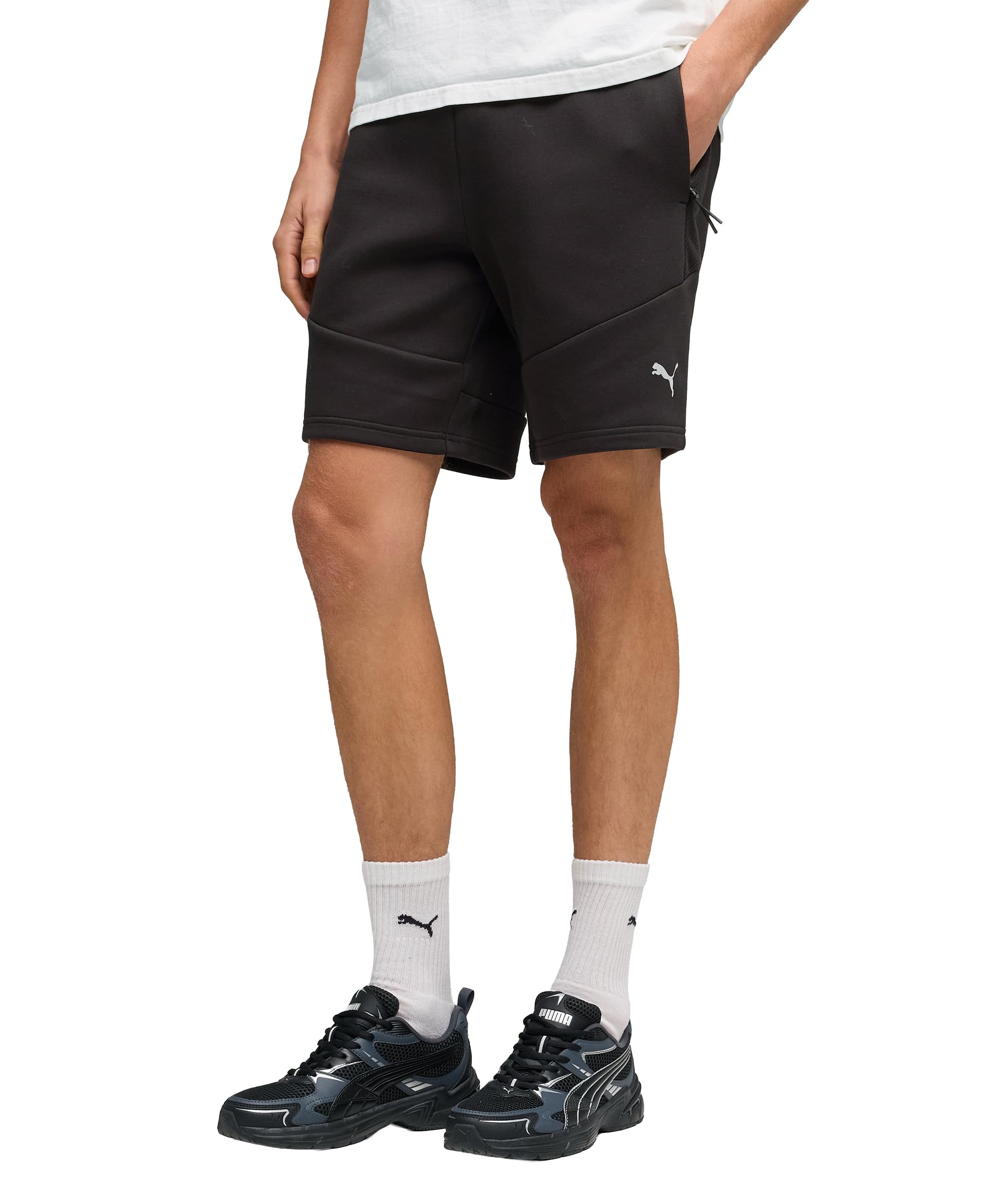 PUMA Herren Strick-Shorts Evostripe Shorts Dk
