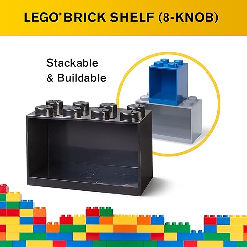 Miniatura 48 de Room Copenhagen Estante de ladrillo Lego, 4 tachuelas, color negro Negro,Azul,Blanco,gris,Rojo,https://www.amazon.com/dp/undefined