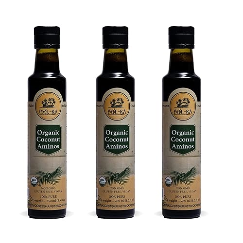 Miniatura 17 de P L-RA Salsa orgánica de amenos de coco Teriyaki – Alternativa a la salsa de soja – Vegana, Paleo y Keto – Sin soja – Bajo glucémico, bajo en sodio